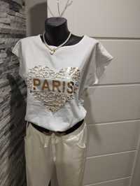Śliczna nowa bawełniana bluzka Paris