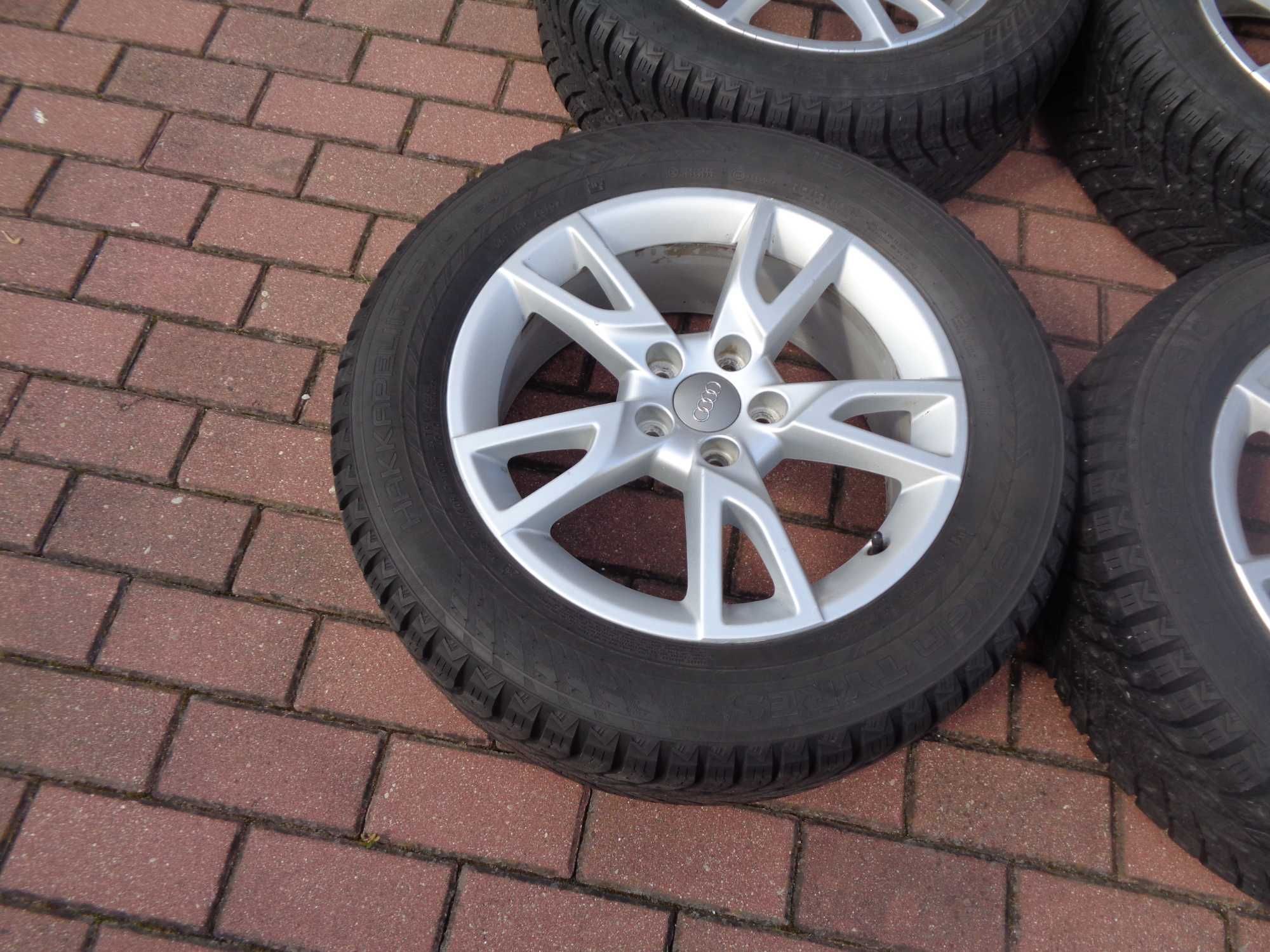 Alufelgi 17 Audi Q3 Vw Tiguan z oponami Nokian 215/60/17 8mm ORYGINAŁ