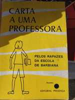 Livro  carta a uma professora  Editoral presença