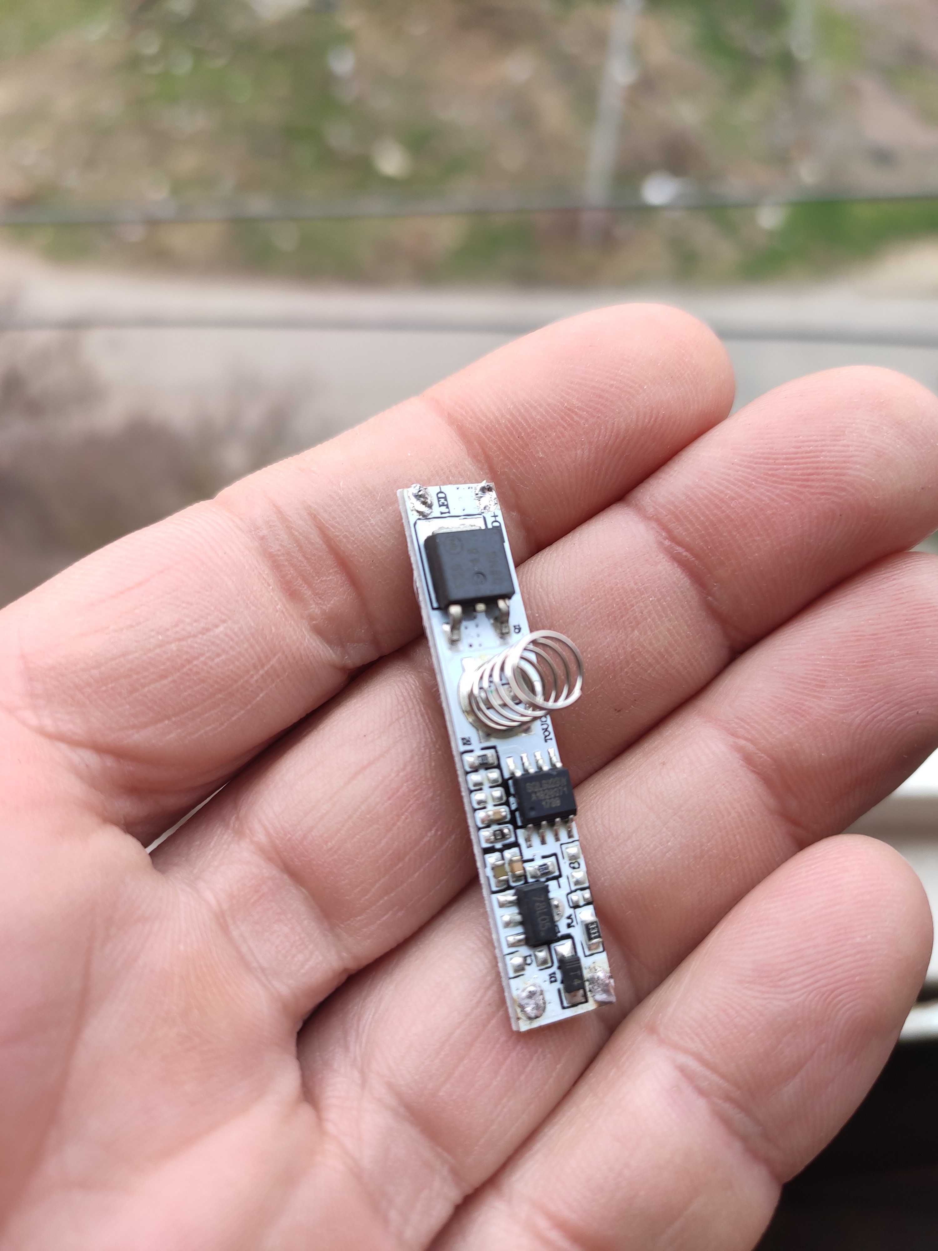 Диммер-Выключатель в профиль, Алюминиевый профиль для Led ленты