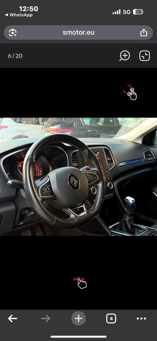 Renault Megane GT line j8 1.5 de 2016