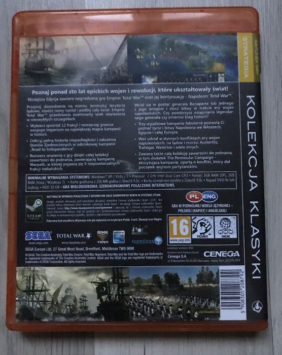 Total War: Empire i Napoleon Edycja GOTY PC - Pudełko