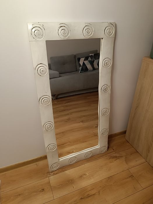 Lustro vintage drewno