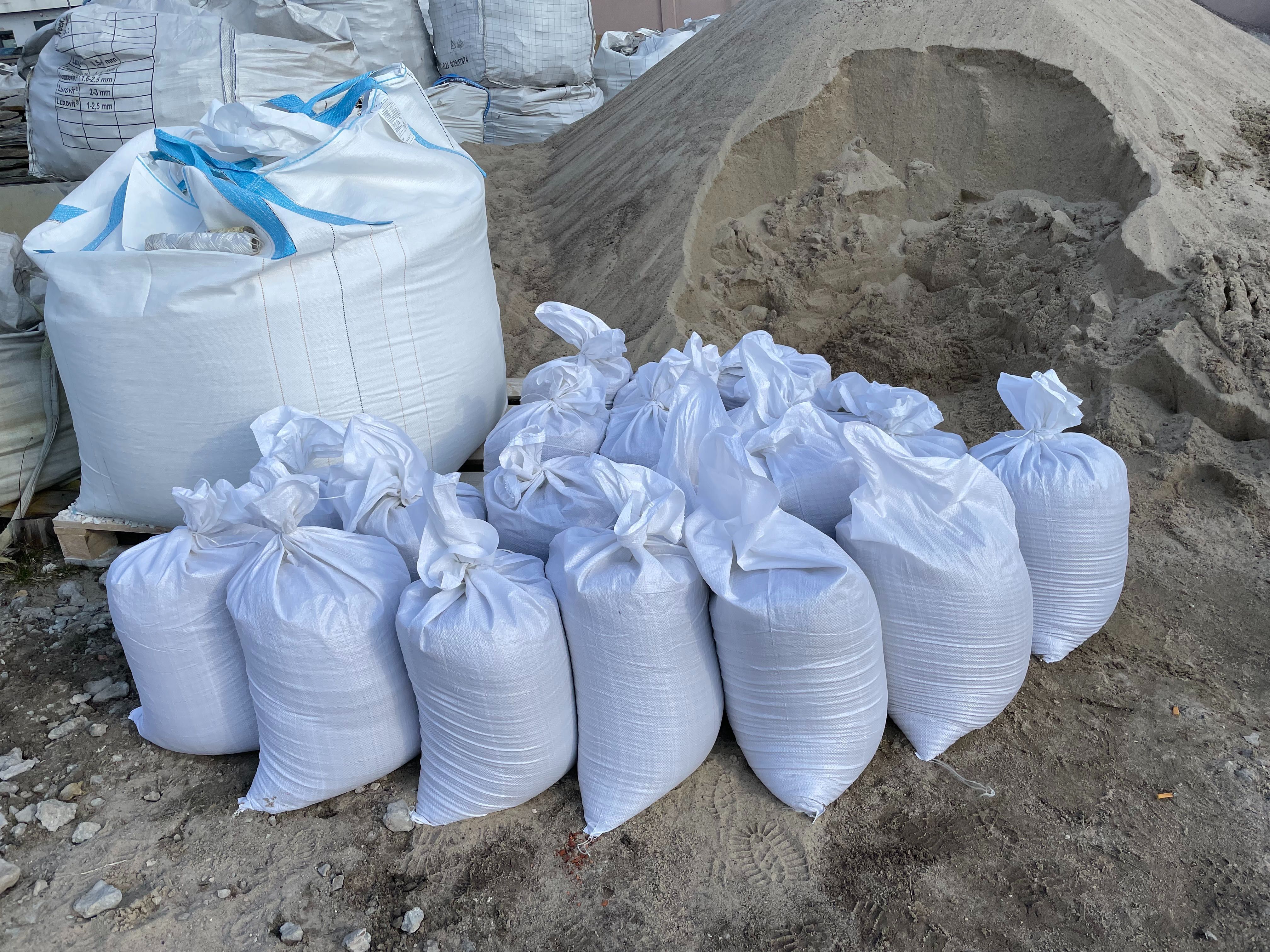 PIACH W WORKACH 40 KG - Piasek Płukany 0-2 mm Wiślany, do Piaskownicy