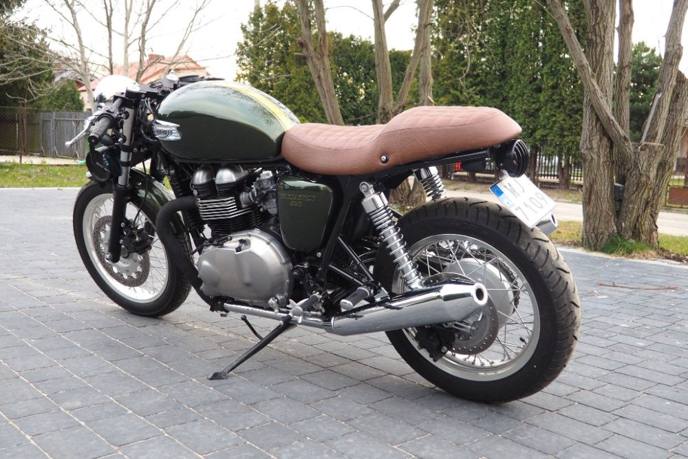 Zestaw do przebudowy Triumph Thruxton zegary, kierownica, półka