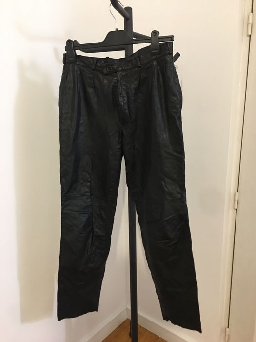 Spodnie Skurzane naturalna skora