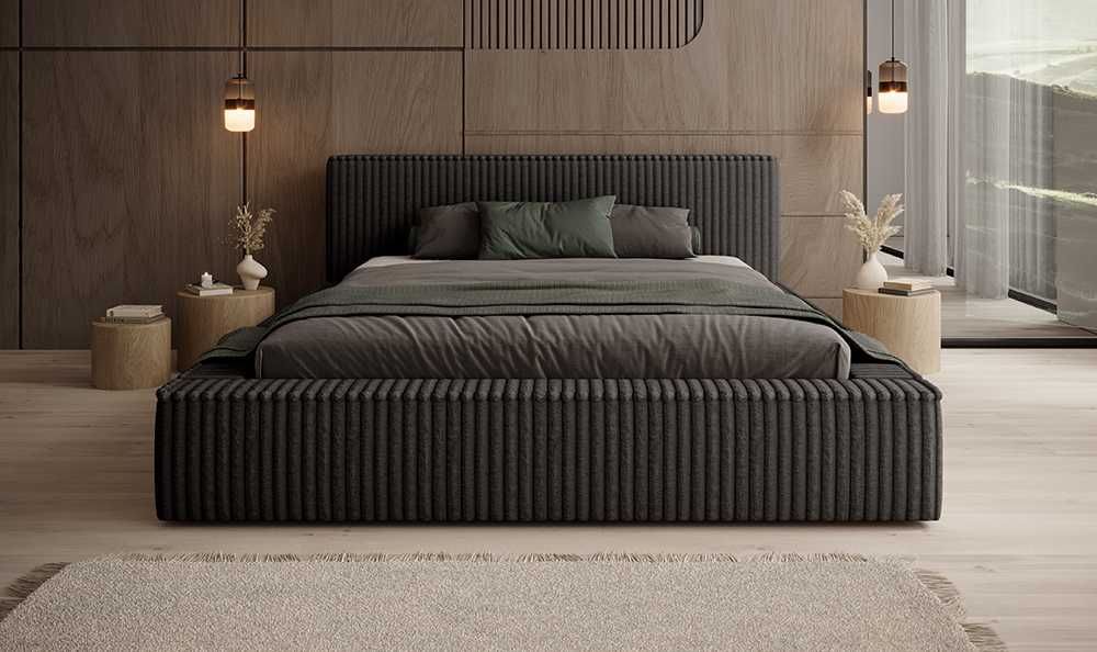 Łóżko tapicerowane COCO - DARMOWA DOSTAWA z pojemnikiem na pościel