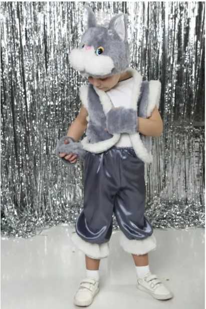 Костюм Зайчика Зайця Зайца Волка Вовка Мышонка Мишеня Котика Кота