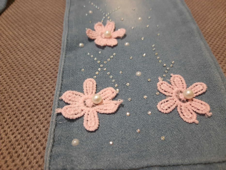 Dżinsowy zestaw na wiosnę roz 92