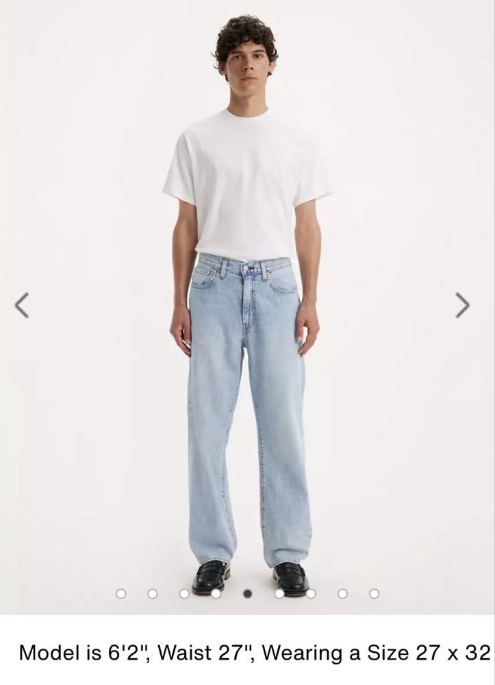Джинси Levis 568 LOOSE Linen+Denim W33 L32
