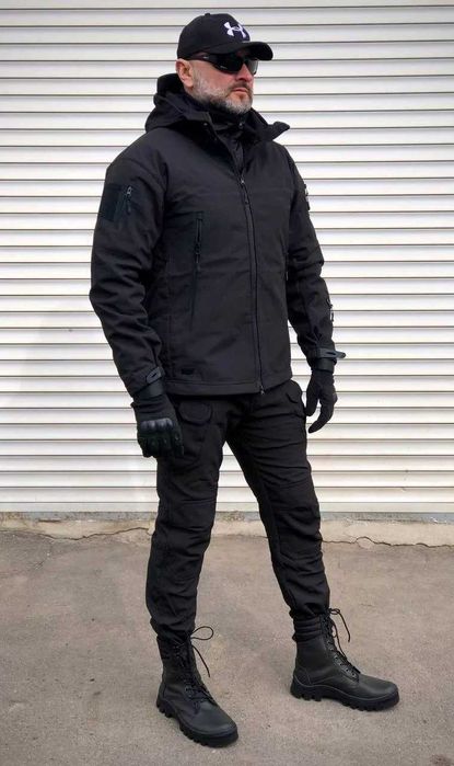 Софт Шел костюм тактичний чоловічий зручний туристичний одяг камуфляж