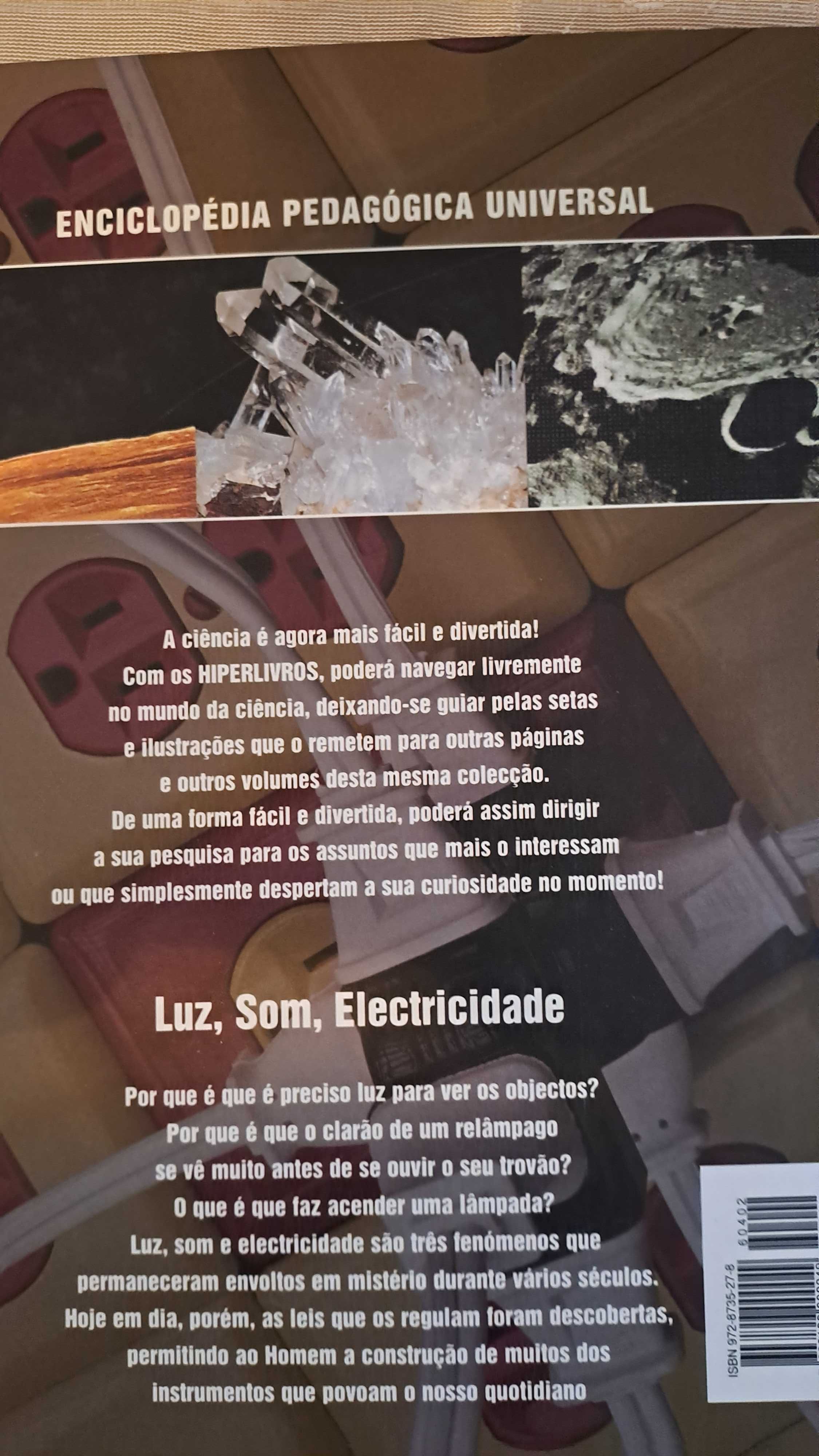 Enciclopédia Universal Pedagógica Universal. Som, luz e eletricidade