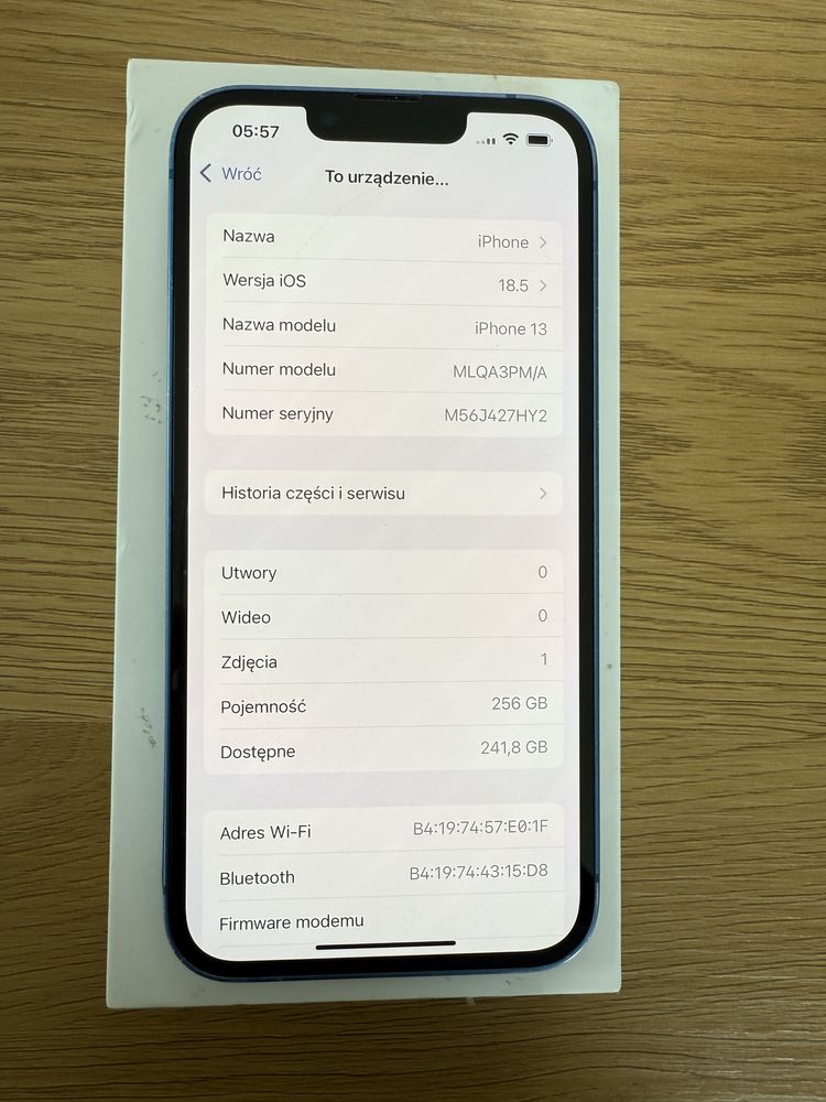 Iphone 13 255GB Bateria 100% Etui Gratis!