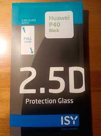 Szkło ochronne Huawei P40 Black,nowe