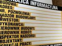 Tablica budowlana informacyjna