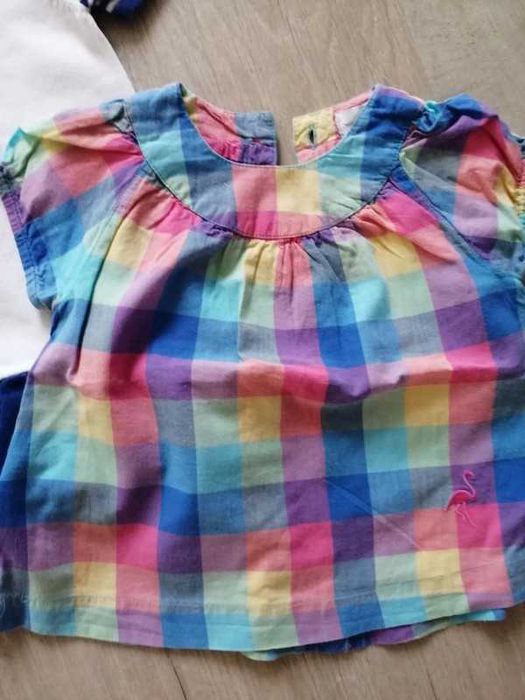 Zestaw ubranek tunika sukienka Kappahl H&M r 74