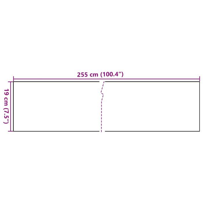 vidaXL Parawany balkonowe, 10 szt., jasnobrązowe, 255x19 cm, rattan PE