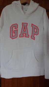 biała bluza GAP rozm. 134-140 dla dziewczynki lat 9-10
