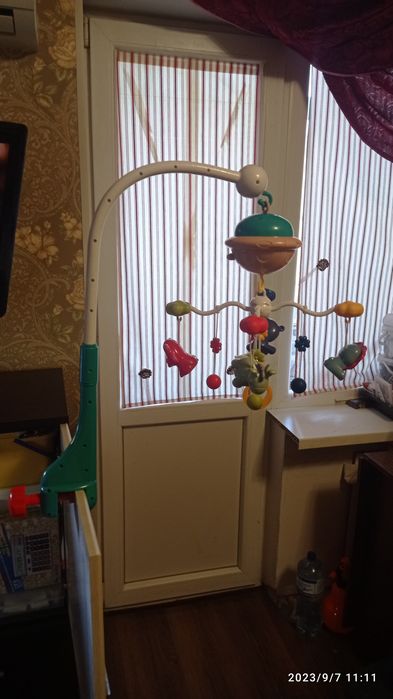 Детский мобиль на манеж, погремушку на коляску. Все новое.