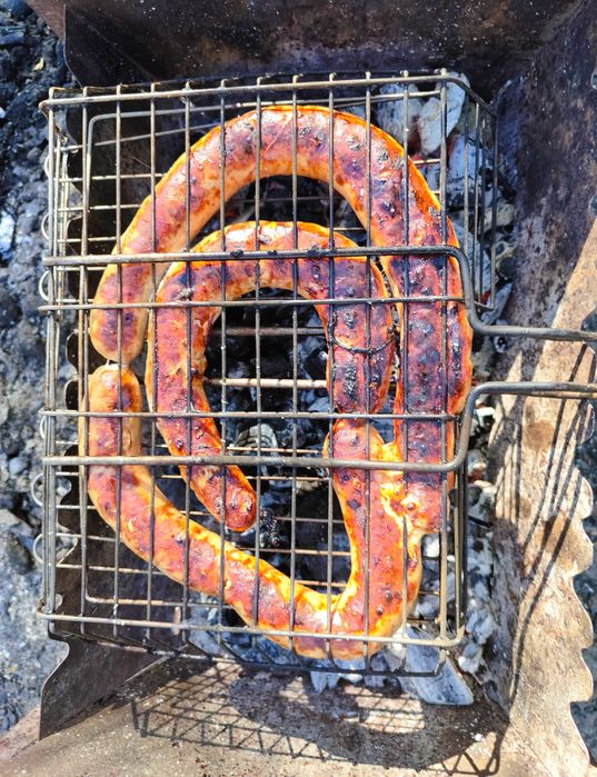 Шприц для приготовления домашних сосисок колбасница объем 2,5кг мангал