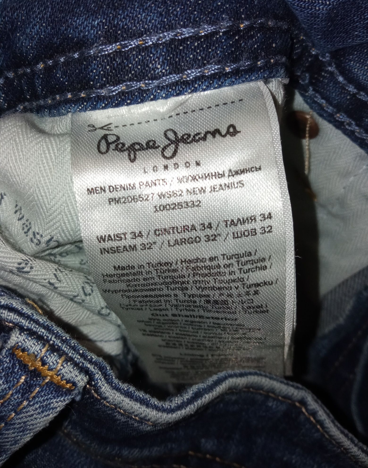 Spodnie jeansowe męskie Pepe jeans rozm 34/32