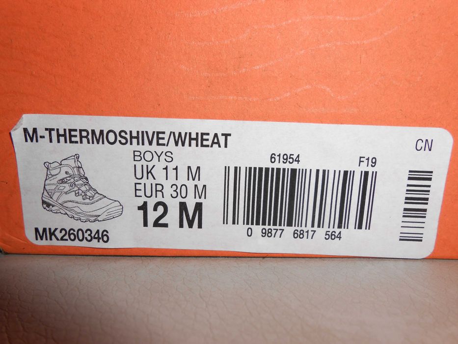 Зимові ботинки, черевики Merrell us12/30/19см. Нові