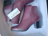 Nowe botki z ccc clara barson 38 bordowe burgundowe