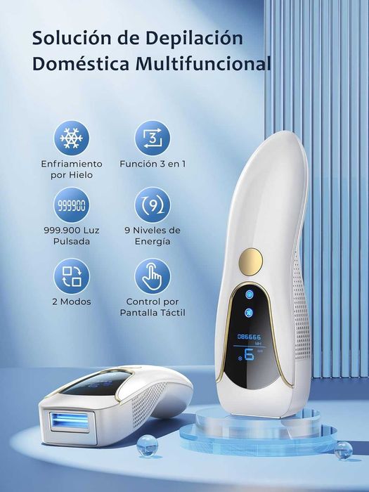 Máquina de Depilação a Laser IPL 3 em 1, portátil