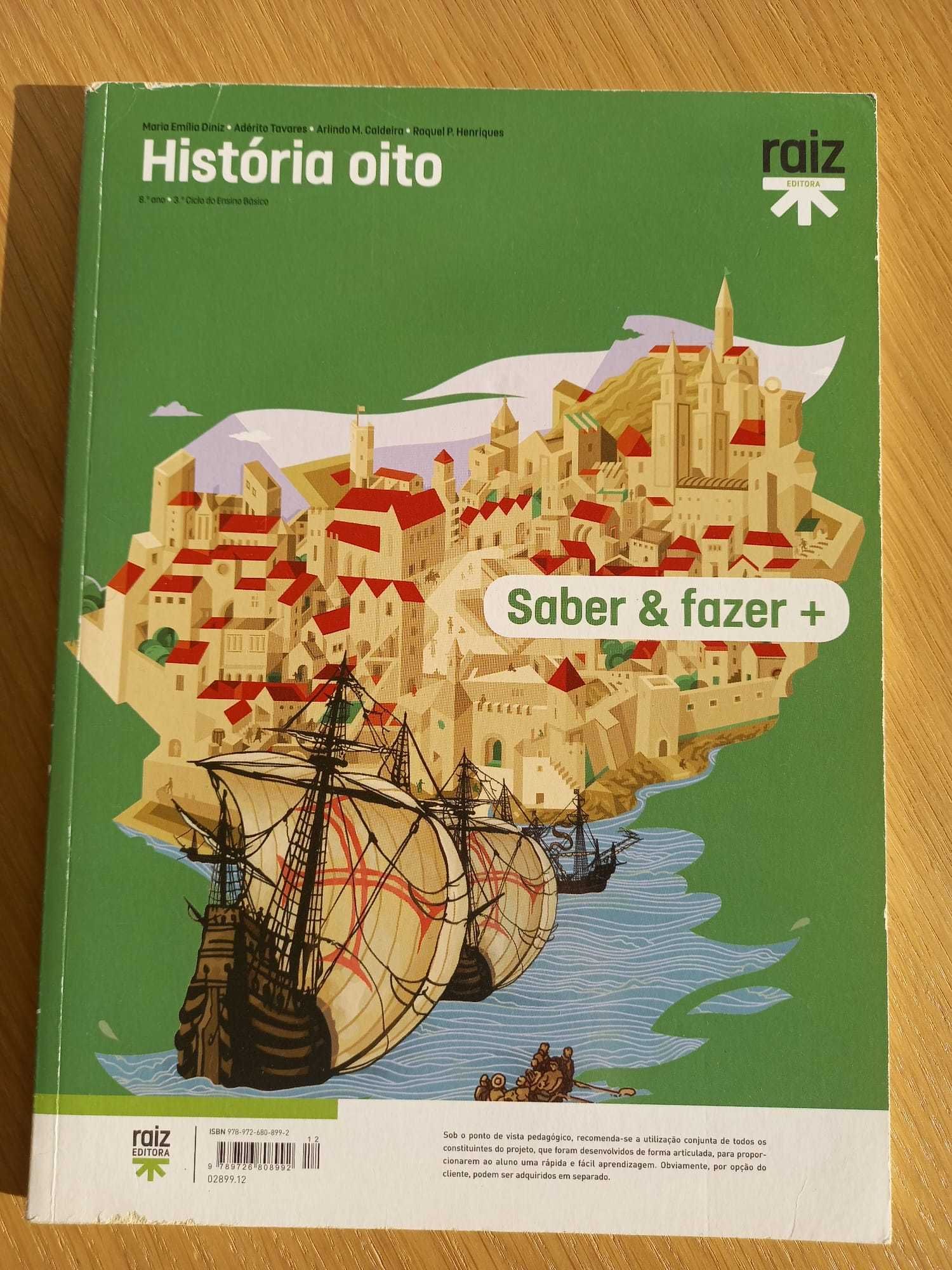 CA Historia 8 - Como Novo - ISBN nas Fotos