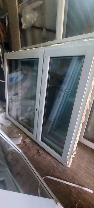Okna białe PCV używane
