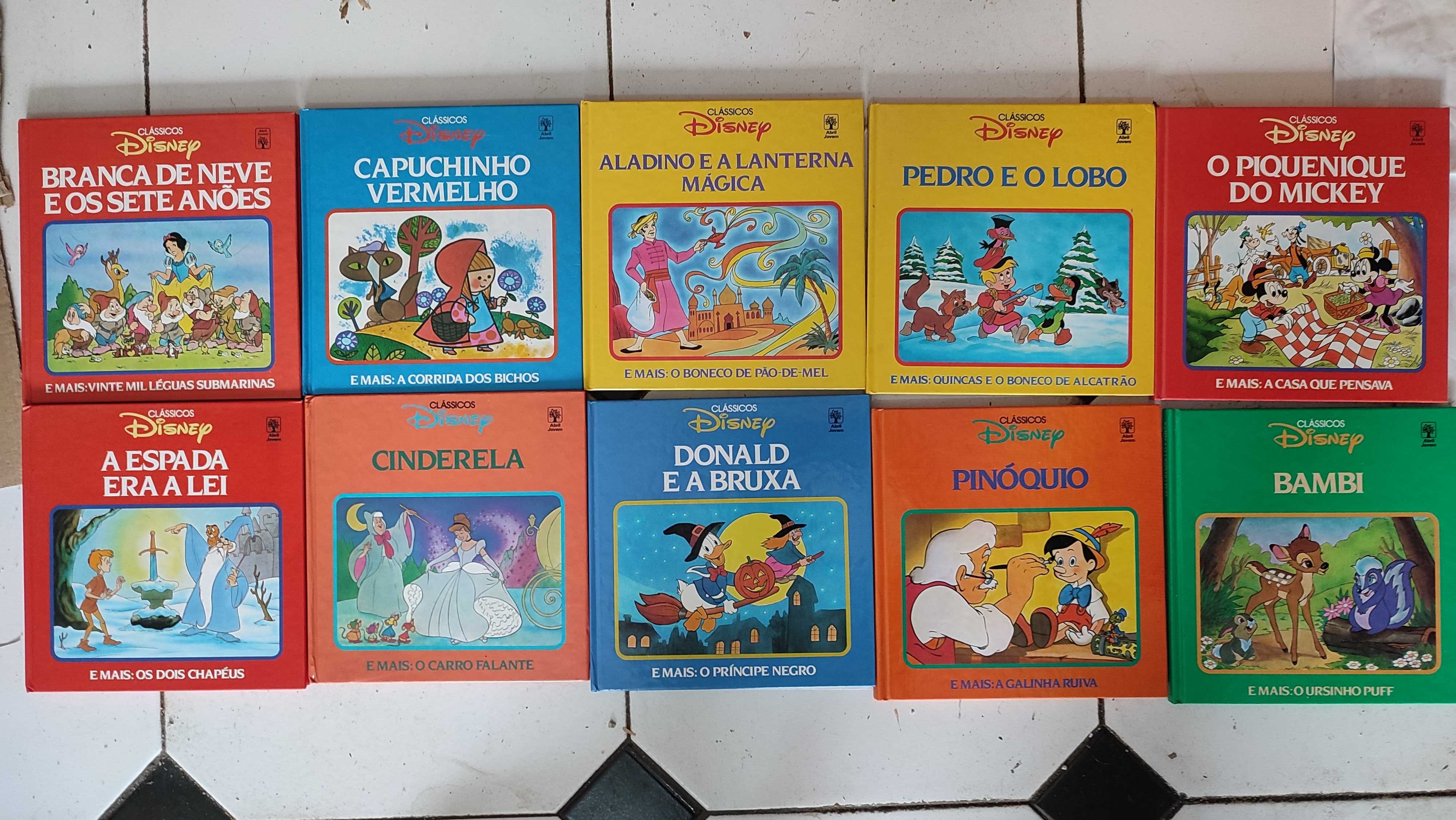 Lote 34 Livros Infantis Disney - Capa dura