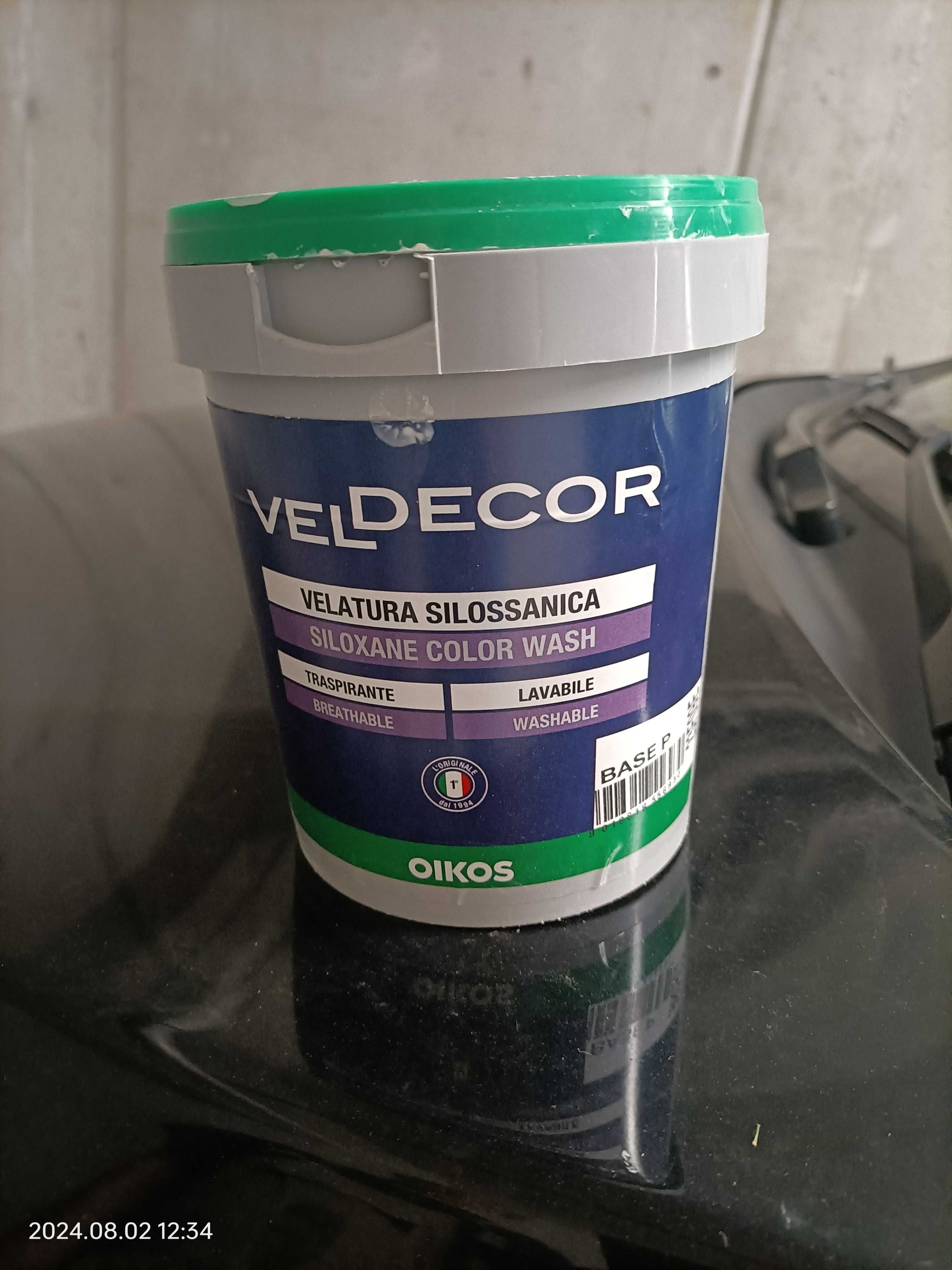 VELDECOR OIKOS farba dający efekt przecierki na ścianach