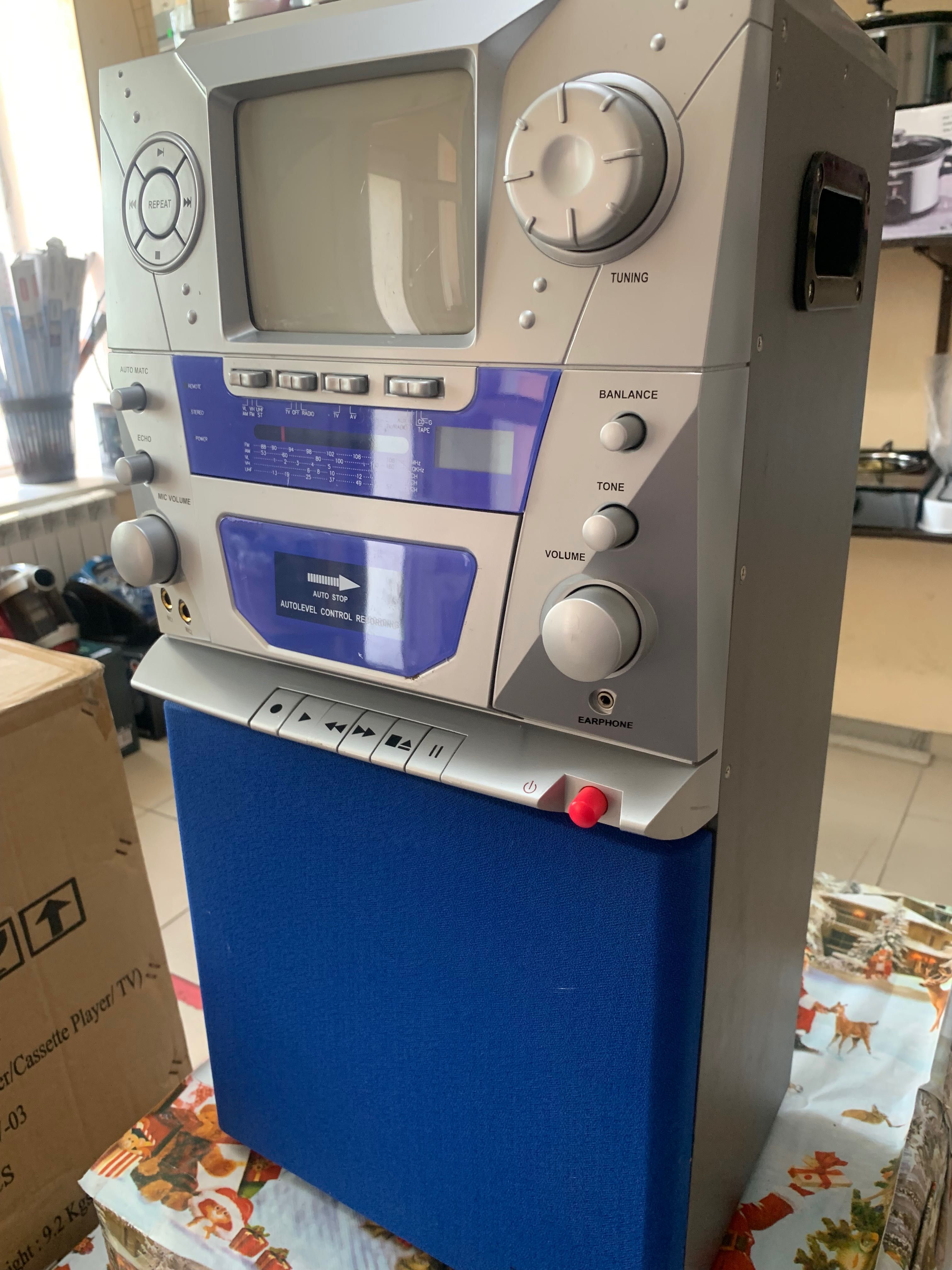 Музыкальный центр (Radio/CD Player/Cassette Player/TV) 6inch