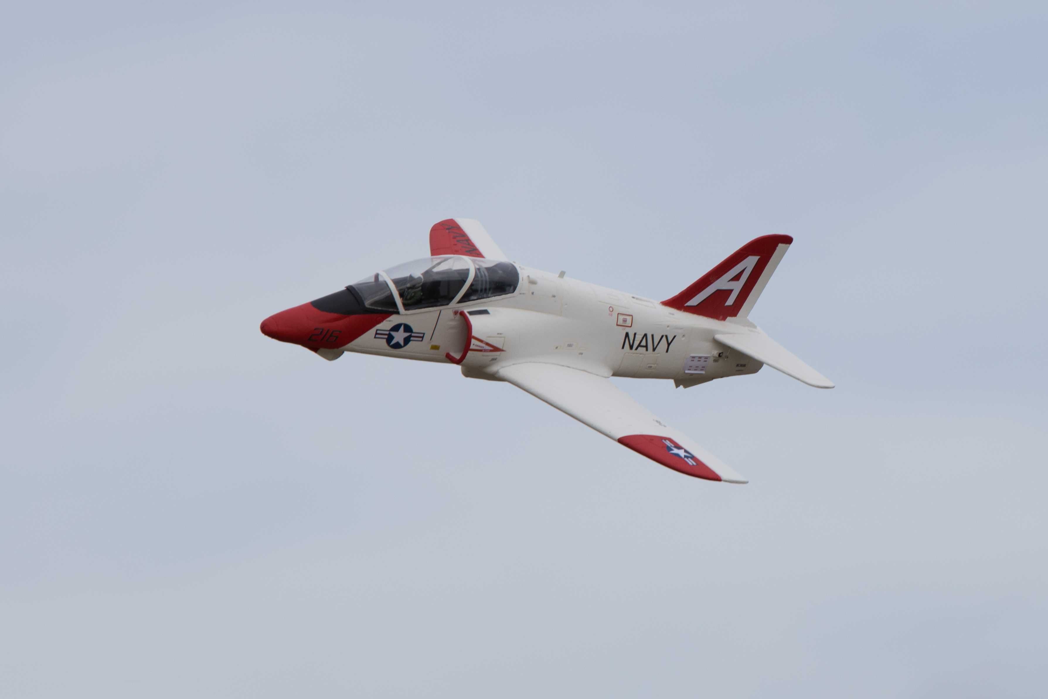 Samolot RC Model FLYFLY Hobby Hawk 90mm jako T45 Goshawk