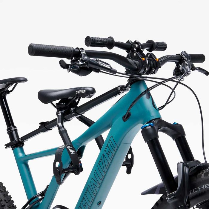 Siodełko dziecięce na ramę Shotgun Child Bike Pro combo + kierownica