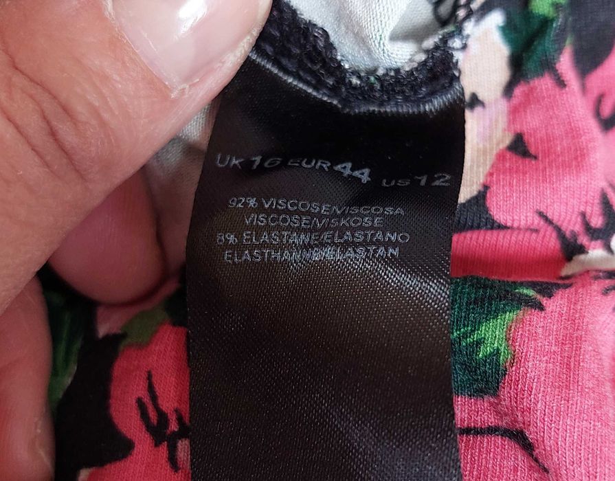 Kombinezon Miss Selfridge 44 46 kwiaty letni