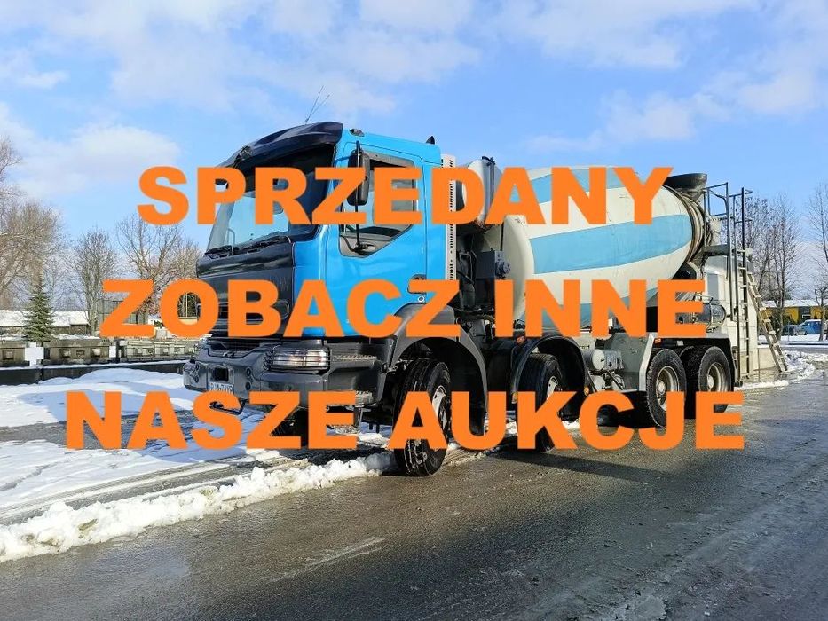 Renault KERAX 400 8X4  Betonomieszarka, Gruszka do Betonu