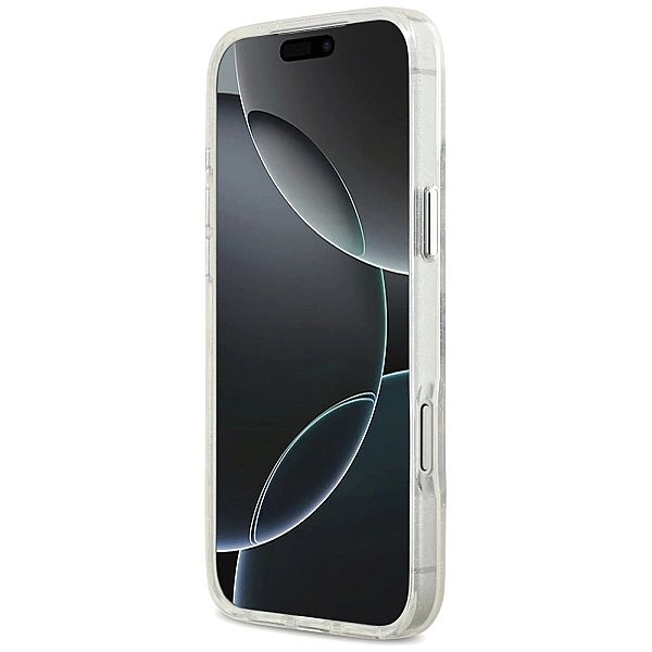 Etui Karl Lagerfeld IML Glitter Karl & Choupette Sketch Logo MagSafe d