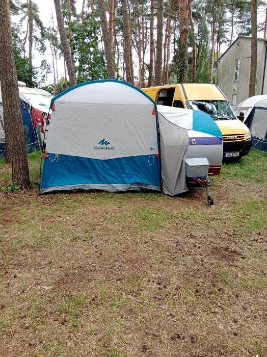 Trajka z przyczepką noclegową