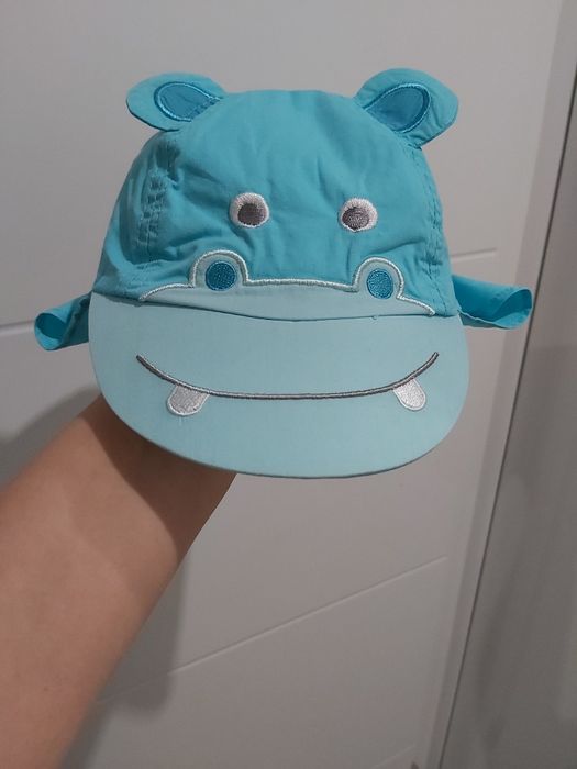 Przepiękna czapka hipopotam ze SMYKA Cool Club 50 cm.