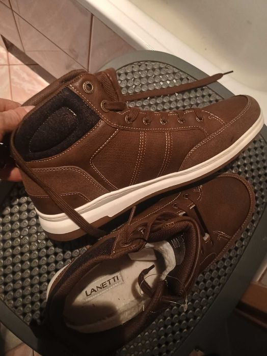 Buty zimowo jesienne męskie Lanetti 44