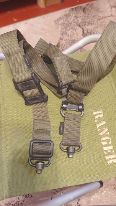 Ремінь збройовий одноточковий Magpul MS4 DUAL QD G2 RGR зелений.