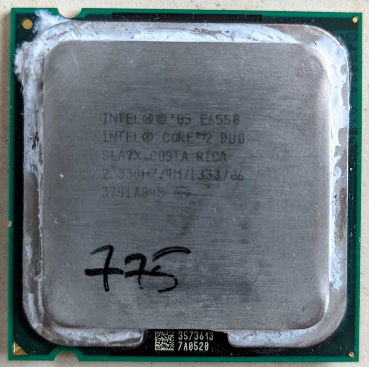 Процесор Intel Core 2 Duo E6300 та E6550 сокет 775