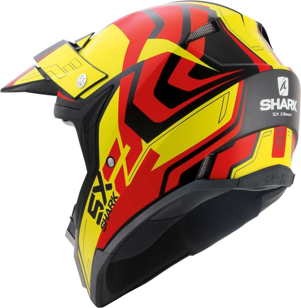 Capacete NOVO motocross/off-road Shark SX2 Bhauw Mate. Tamanho M