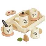 Drewniany zestaw do herbaty kuchenne zabawka gotowanie Le Toy Van