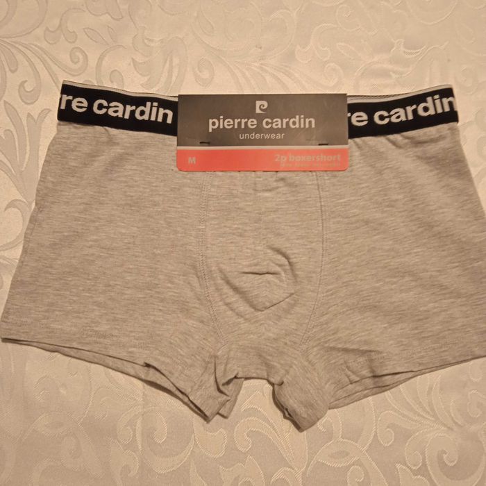 Pierre Cardin Bokserki szare męskie 2-pack rozmiar M