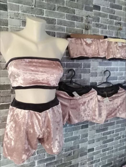 Женская велюровая пижама