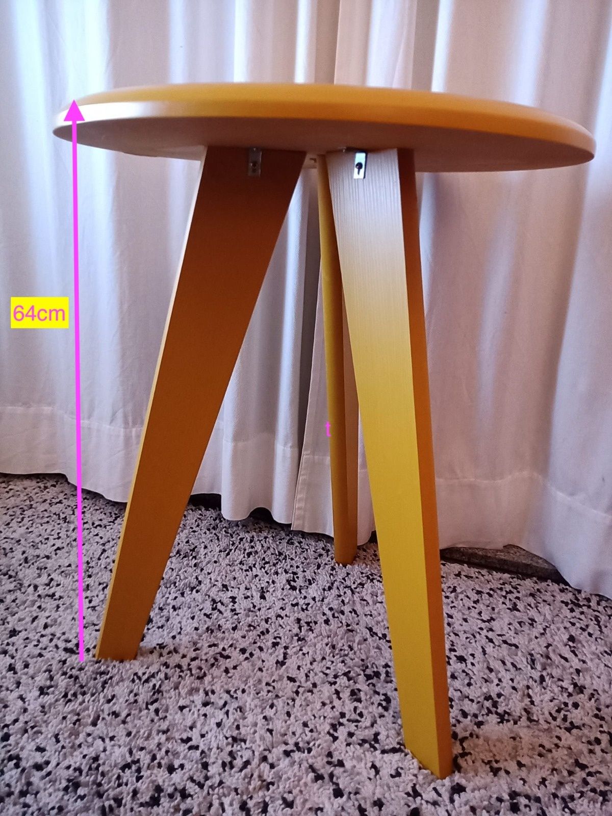Mesa de Apoio Redonda