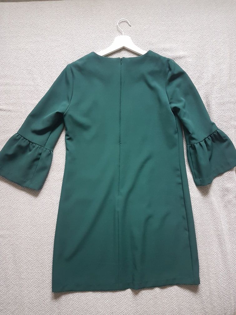 Sukienka Reserved r. 38 zieleń butelkowa