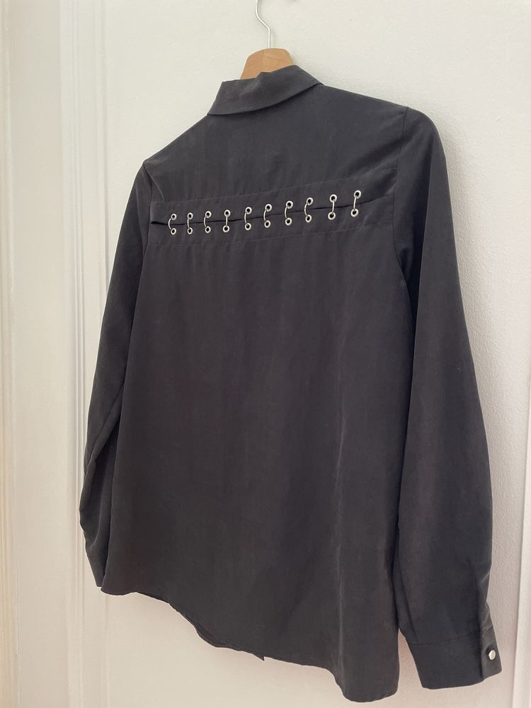 Camisa cinzenta Zara